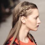 Ponytails and braids from the runway
