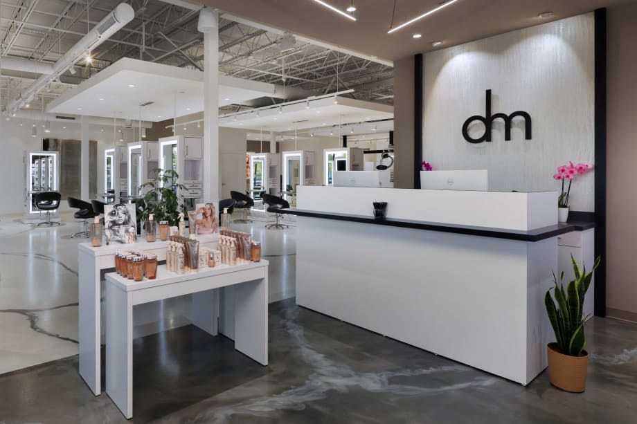 Reception desk at Dominic Michael