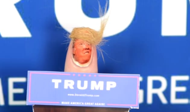 Donald Trump Nail Art Tutorial