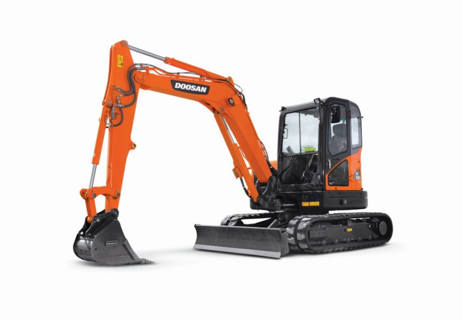Doosan Introduces New DX62R-3 Mini Excavator