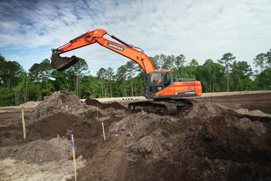 Doosan to Offer Trimble Machine Control Solution for Crawler Excavators