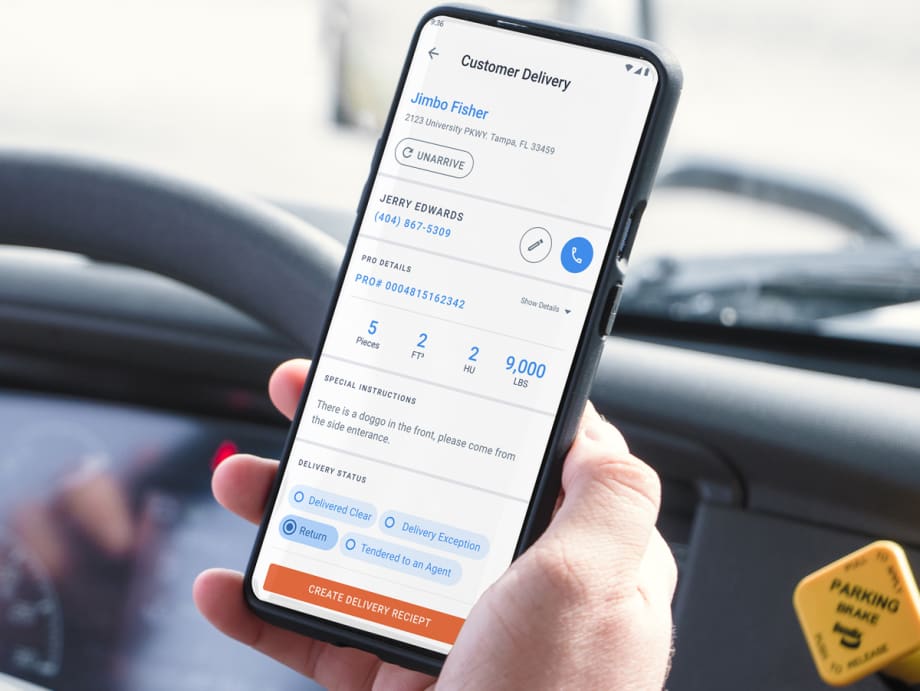 Saia Invests in Driver App to Improve Productivity 