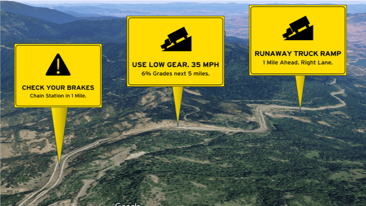 Drivewyze Adds Mountain Safety Alerts in 20 States