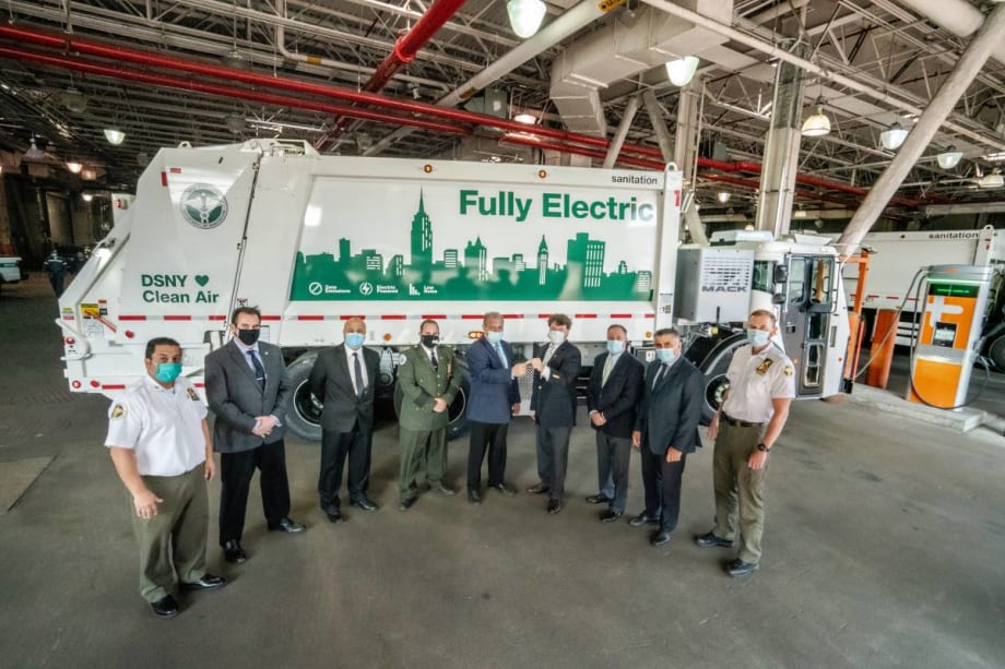 NYC Sanitation Department to Buy 7 Mack LR Electric Trucks