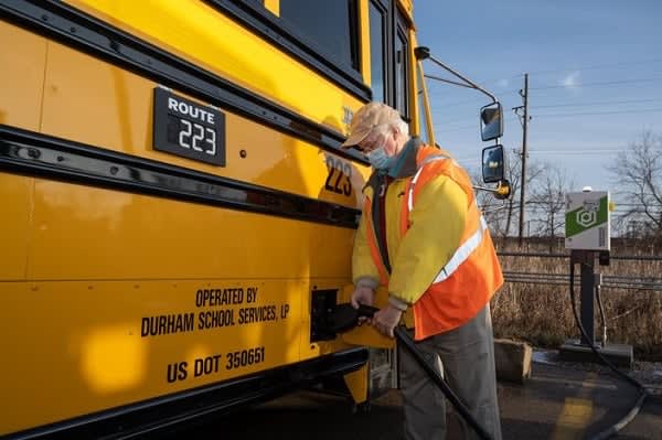 2 Michigan Districts Use Electric School Buses for Meal Delivery