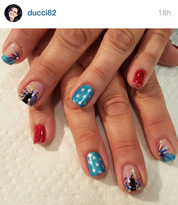 A Salute to Instagram's Best 4th of July Beauty Trends