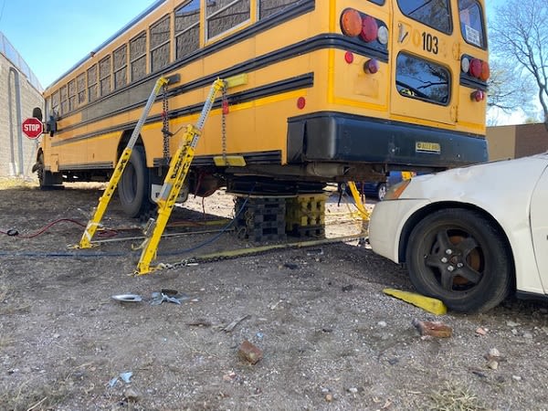 Durham Donates School Bus for Extrication Training