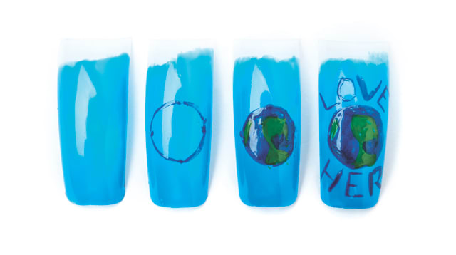 Earth Day Nails
