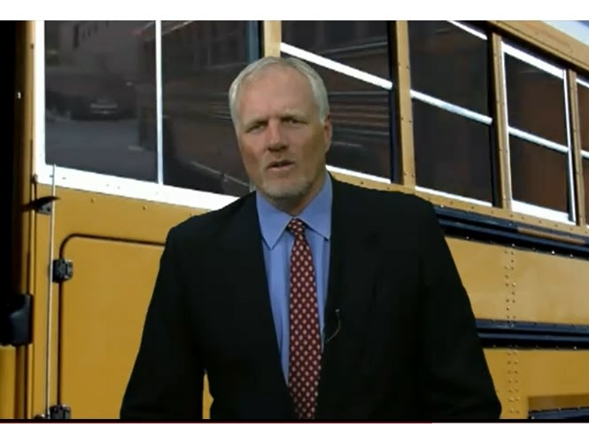 NBA great promotes the yellow bus