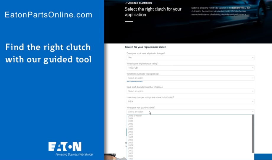 Eaton Launches Aftermarket Portal and E-Commerce Website