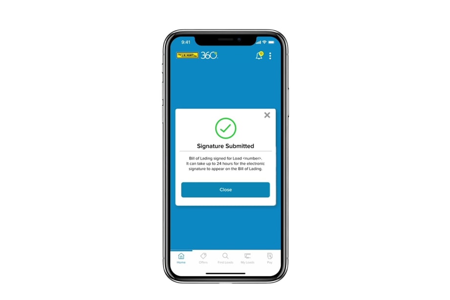 J.B. Hunt E-Signature Supports Social Distancing Measures