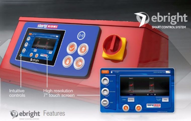 Stertil-Koni Adds Touch Screen to In-Ground Lift