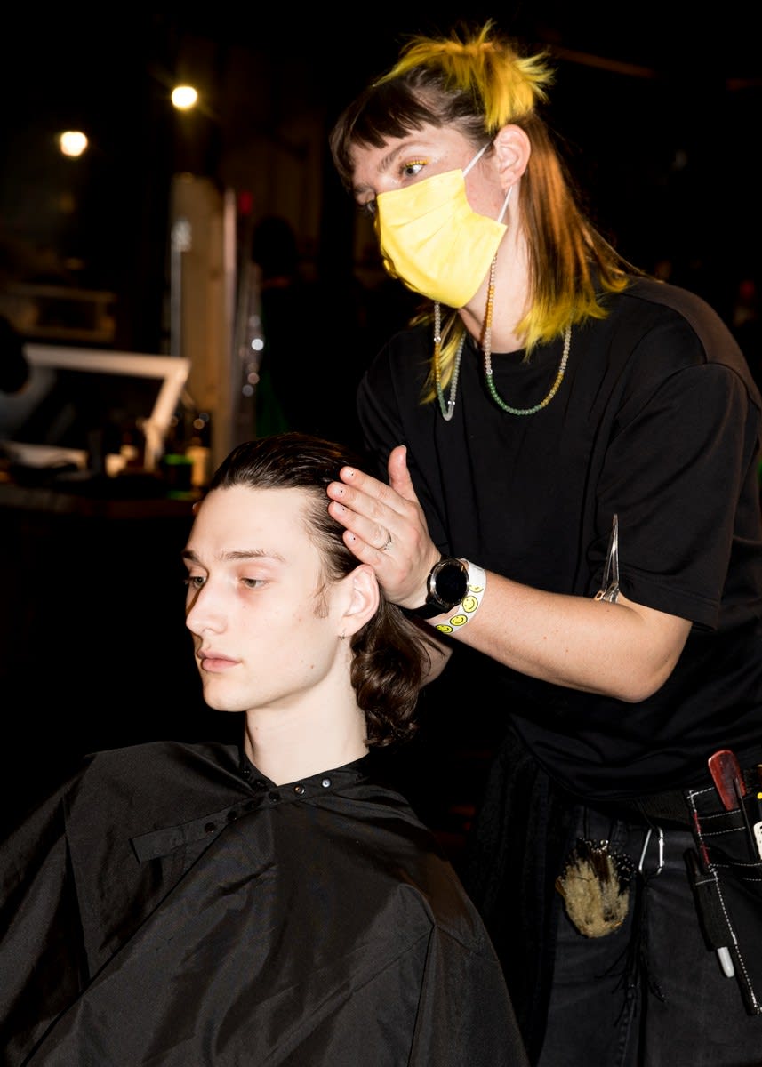 NYFW Hair: Oribe at Eckhaus Latta