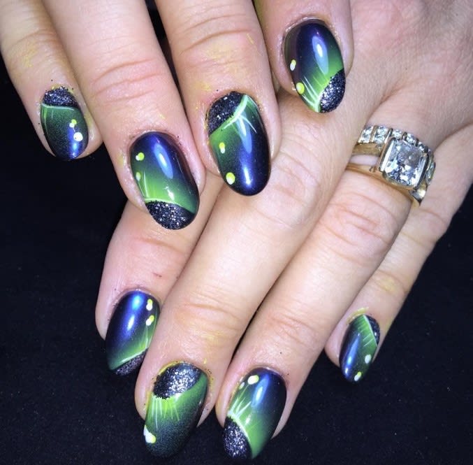 Celestial Nail Art for the Solar Eclipse