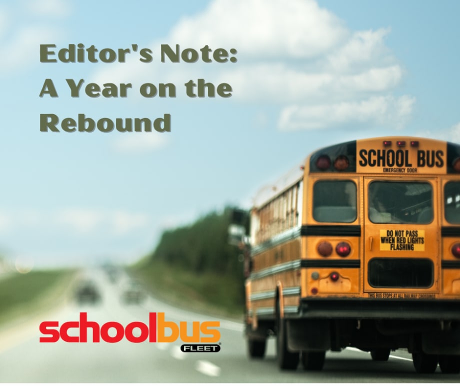 Editor's Note: A Year on the Rebound