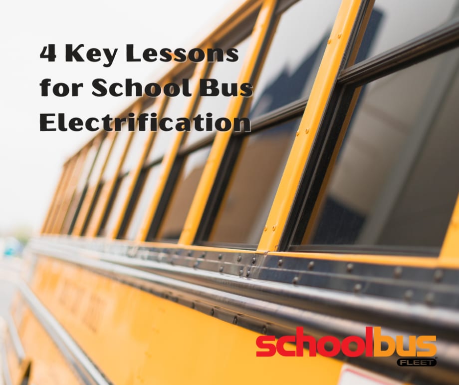 Four Key Lessons Learned for School Bus Electrification
