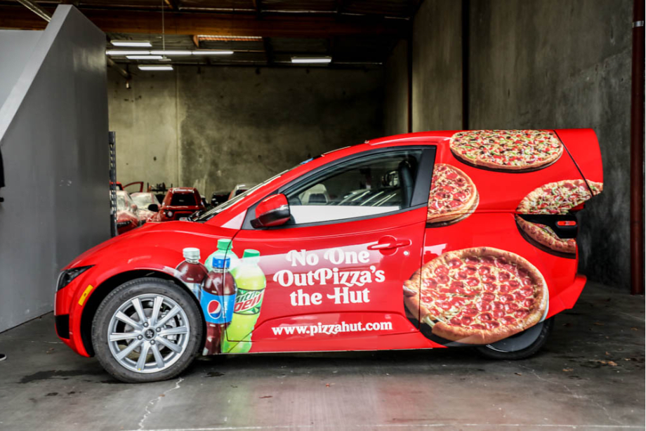 Pizza Hut Locations Test Drive Electric Delivery Vehicle