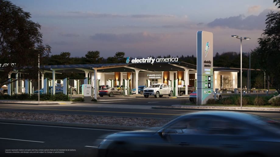 Electrify America Unveils New EV Charging Station Design