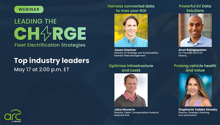 Element Hosts Webinar on Data-Driven Electrification Strategies 