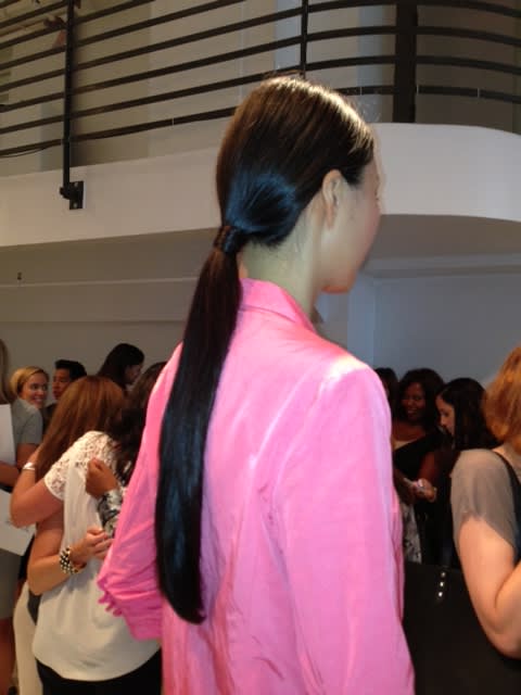 FASHION WEEK: Low LOW Ponytails at Elizabeth and James