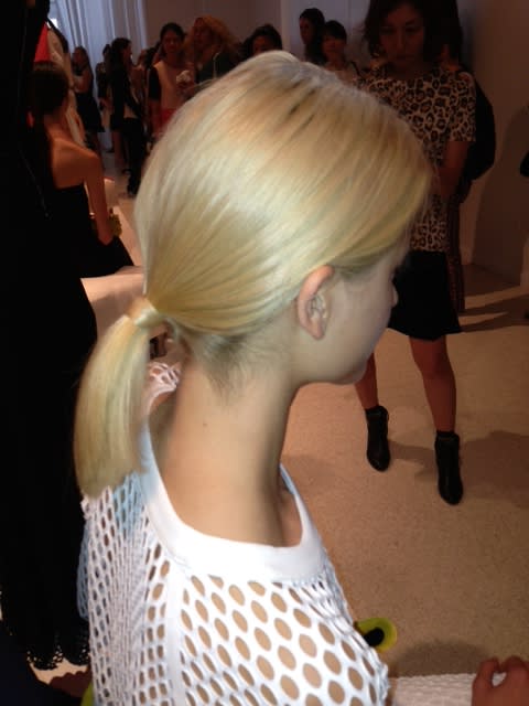 FASHION WEEK: Low LOW Ponytails at Elizabeth and James
