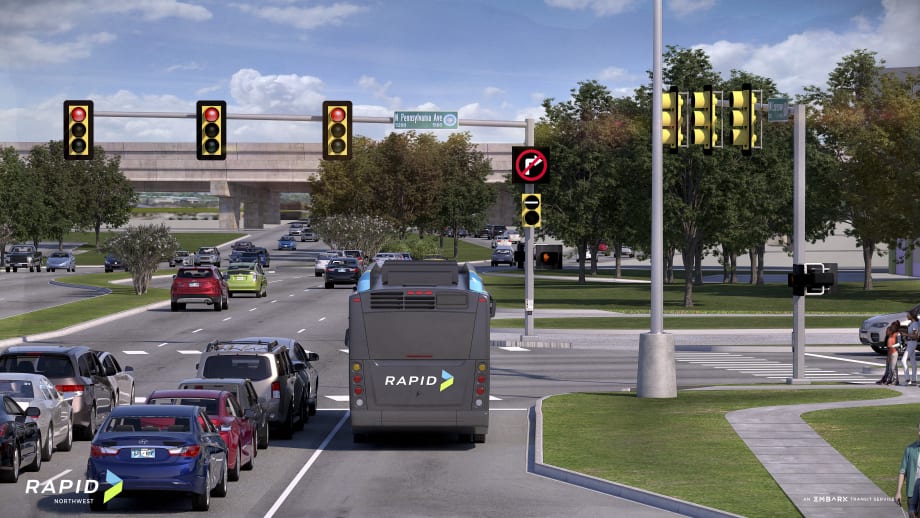 EMBARK, OKC Officials Unveil RAPID BRT Vehicle Design