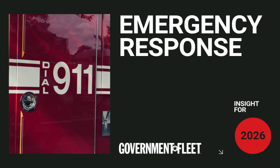 Emergency response with fire truck and 911 printed on side.