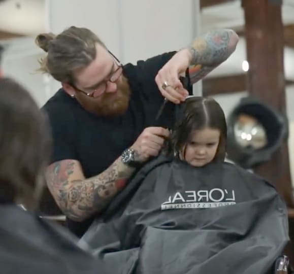 A Hairdresser Inspires a Special Donation for Childhood Cancer