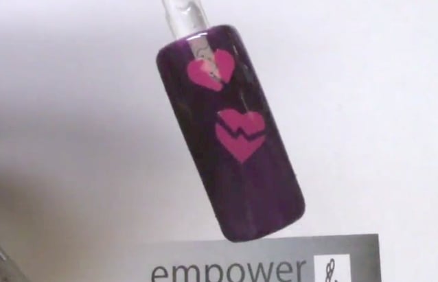 Valentine's Day Broken Hearts Nail Tutorial