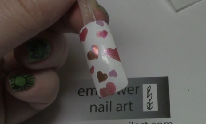 Valentine's Day Hearts & Pigments Nail Tutorial