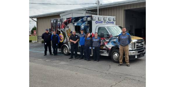Ind. County Dedicates New Ambulance to Veterans