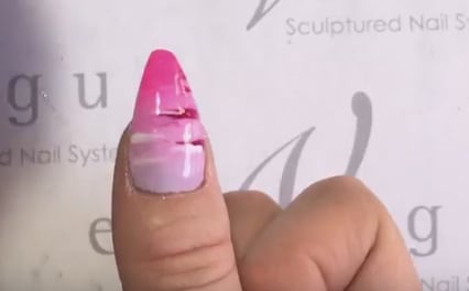Create Sunrise Nail Art With Only Four Colors
