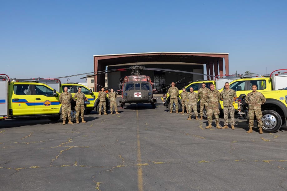 California OES, Military Department Form Firefighting Strike Team