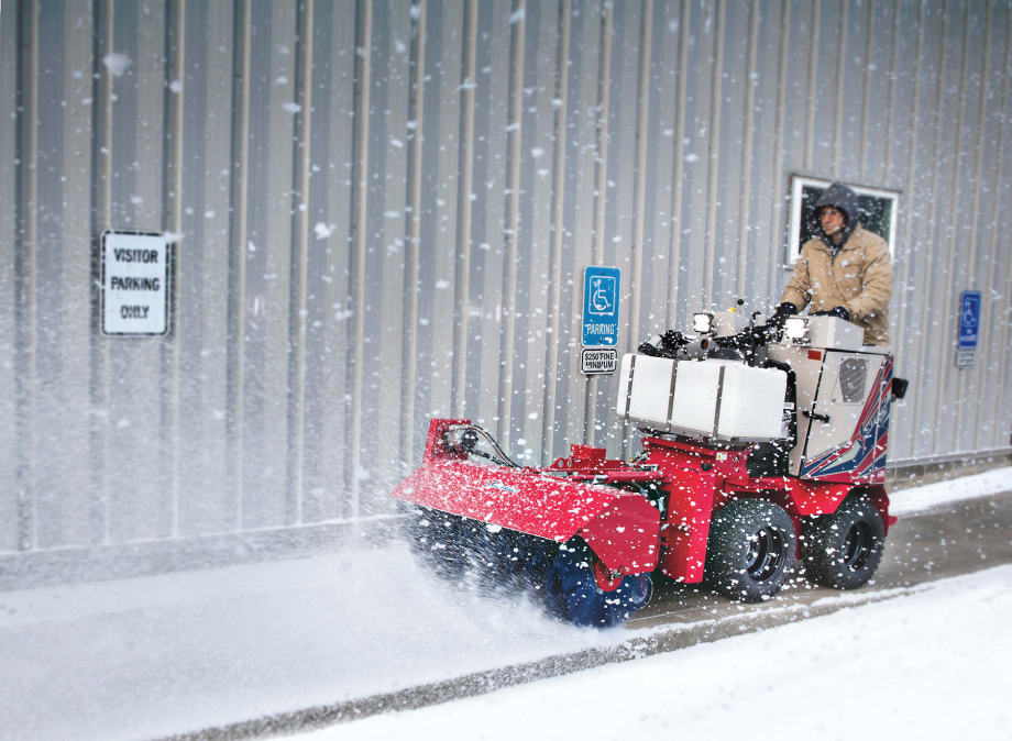 Ventrac Snow Vehicle Keeps Sidewalks Clear and Safe