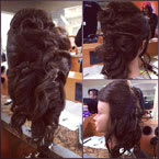 Cascaded Knot Updo by Erika Morales