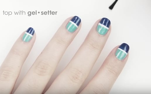 Nautical Nails Nail Art by Essie