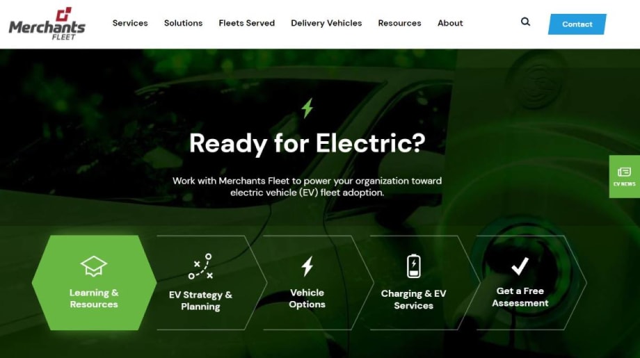 Merchants Fleet Launches Electrification Hub