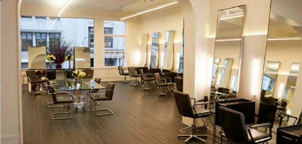 A hair salon.