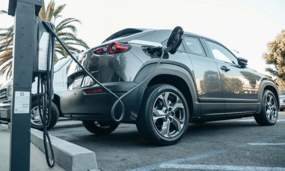 gray electric vehicle charging