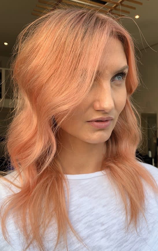 Sweet Apricot Shade using Evo Fab Pro Direct Dyes