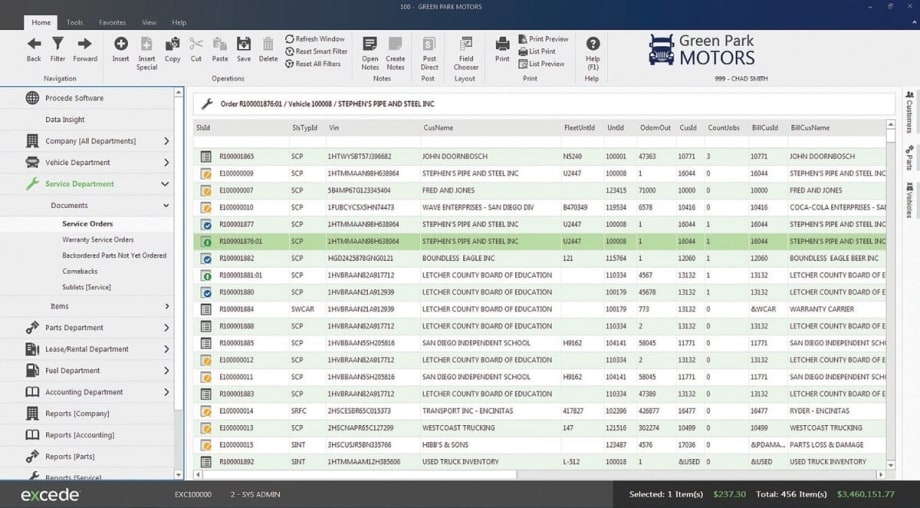 Procede Software Unveils Latest Excede Dealer Management System