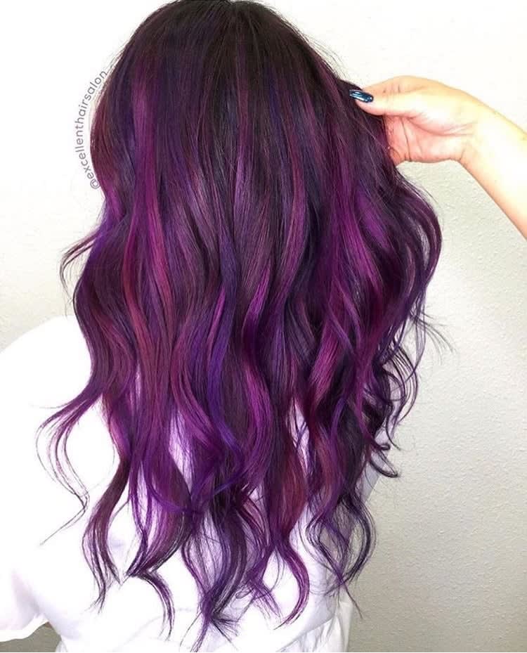 Playing With Purple: Image Gallery of Gorgeous Purple Hair Color