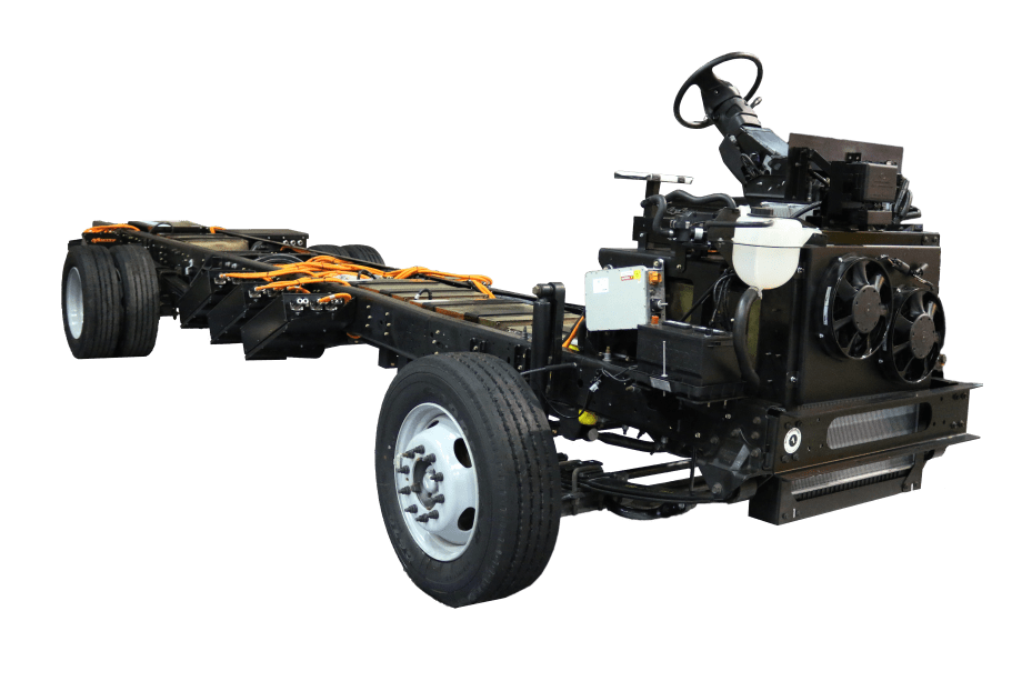 Motiv Power Systems debuts electric chassis for trucks, buses