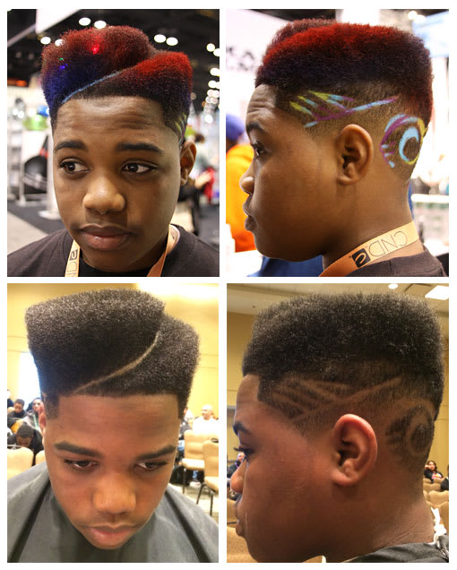 The High-Top Fade With a Juice Part & Freestyle Faded Design