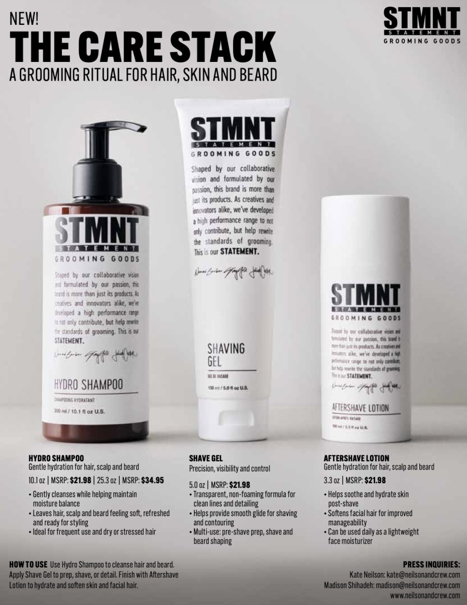 STMNT Grooming Expands into Shave Care