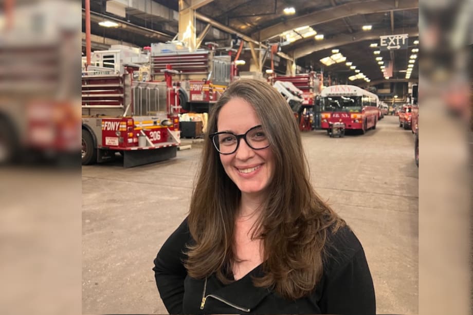  Highlighting FDNY's Director of Administration for Fleet Services