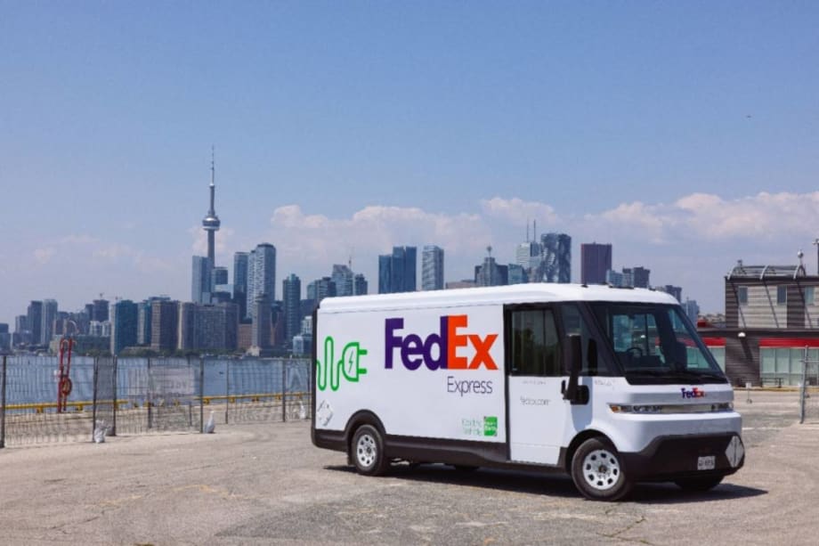 FedEx Express Canada Launches Its First EVs with BrightDrop