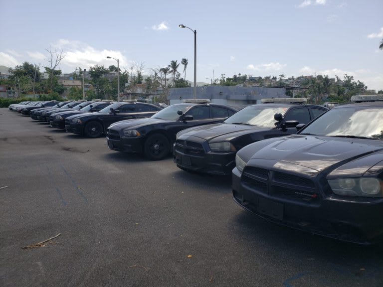 Florida Sends Highway Patrol Cars to Puerto Rico