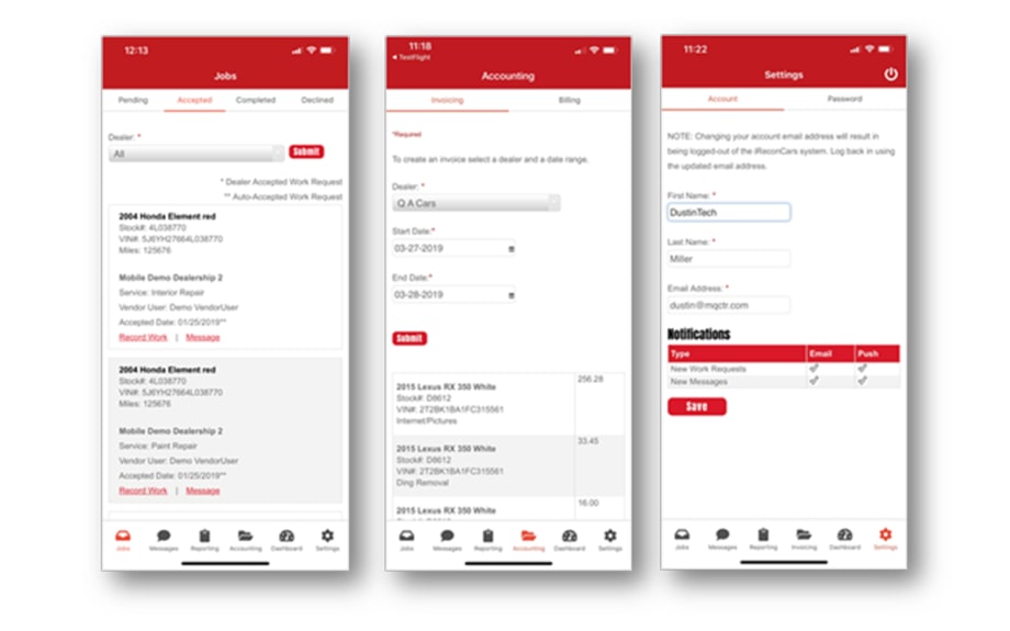 iRecon Launches Vendor-Targeted Mobile App