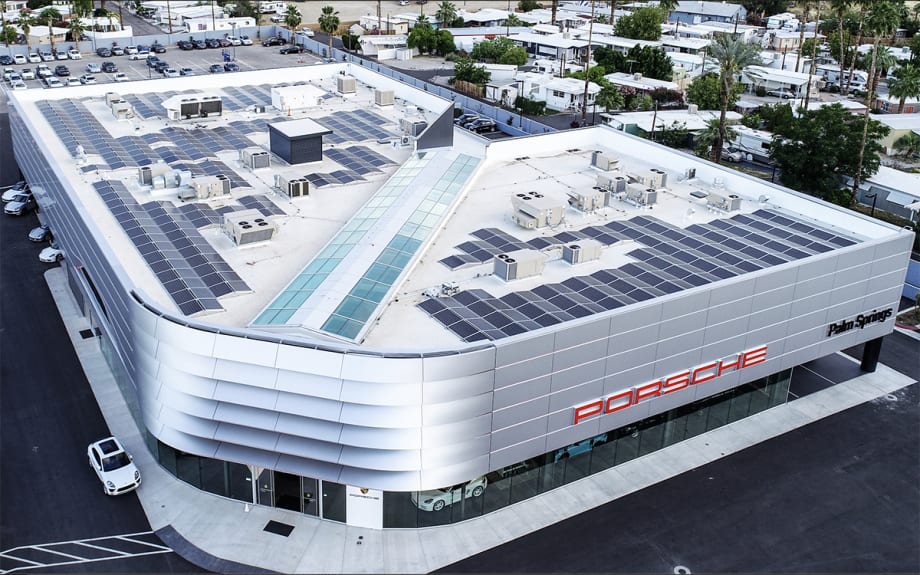 Porsche Palm Springs Gets Solar System